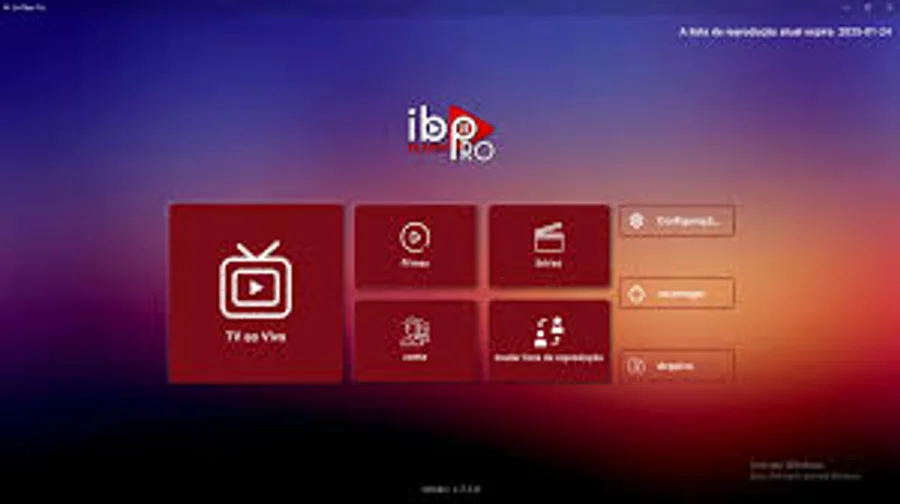 App IBO Player: TV ao vivo, filmes, séries e EPG